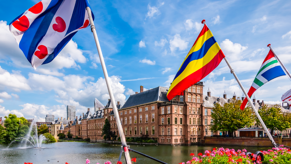 Noordelijke vlaggen in Den Haag