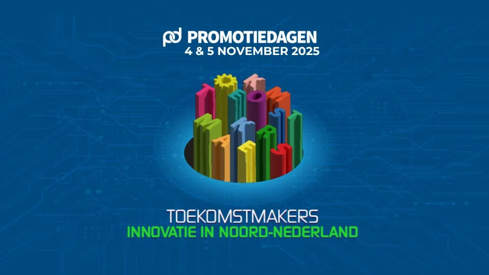 reclameposter van de promotiedagen met daarop informatie over data en locatie