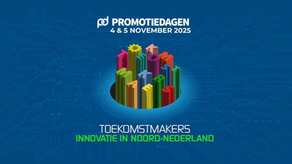 reclameposter van de promotiedagen met daarop informatie over data en locatie