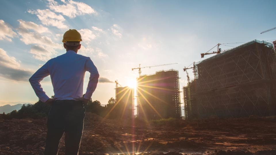 man in de bouw