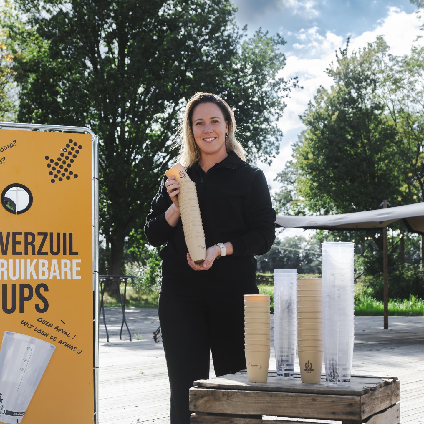 De meest energiezuinige bekerwasmachine van Europa, die staat gewoon in Winschoten