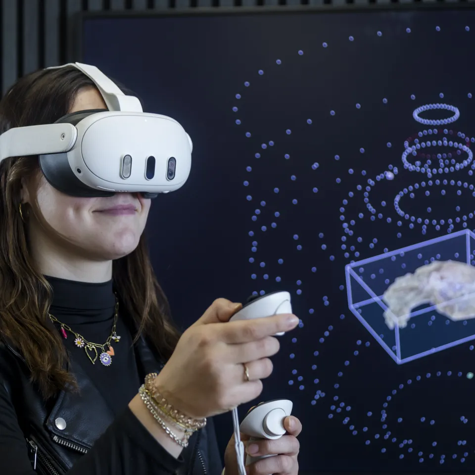 Met een VR-bril kun je letterlijk in het lichaam kijken