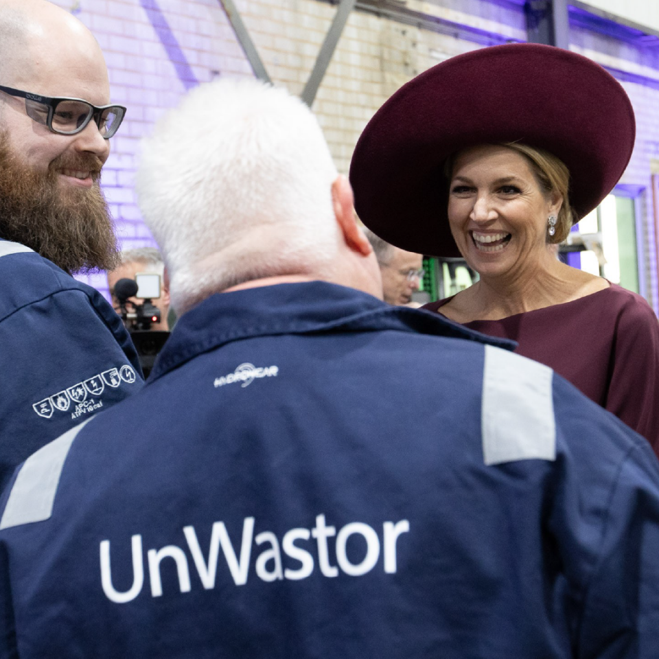 Koningin Máxima opent DEMO-fabriek UPPACT