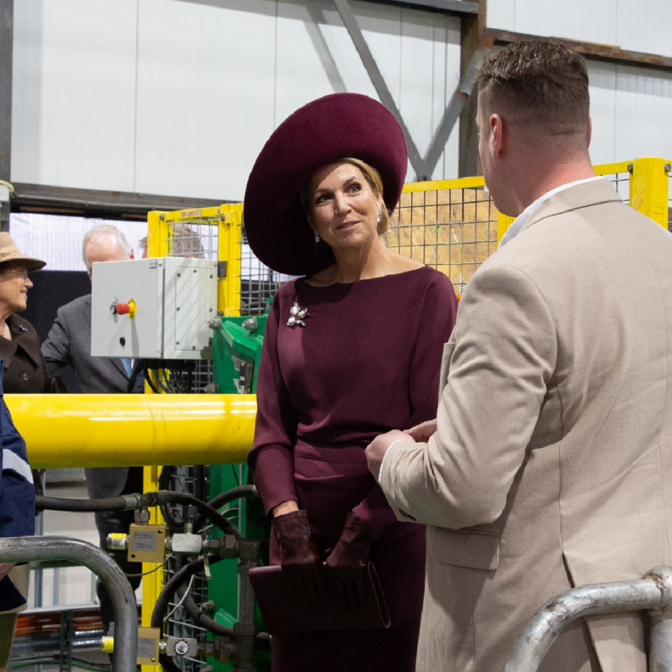 Koningin Máxima opent DEMO-fabriek UPPACT