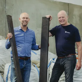 Het resultaat; duurzame planken